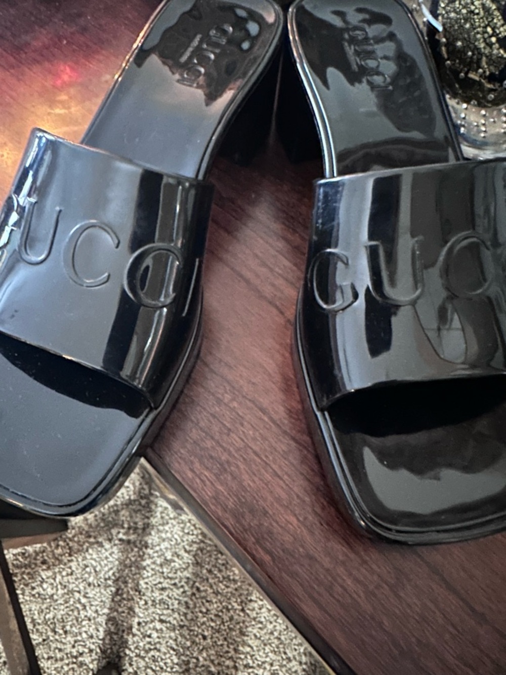 Dark Navy blue Slides rubber 7.5